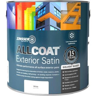 Zinsser Allcoat Solvent Base Stain Killer White 1lt