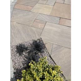 Indian Sandstone Calibrated - Autumn Brown 900x600mm |22mm| |21.1m²|