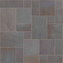 Indian Sandstone Calibrated - Autumn Brown Patio Pack |22mm| |15.25m²|