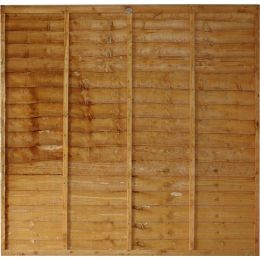 Tafs Lap Fence Panel 1828mm Dipped Autumn Gold